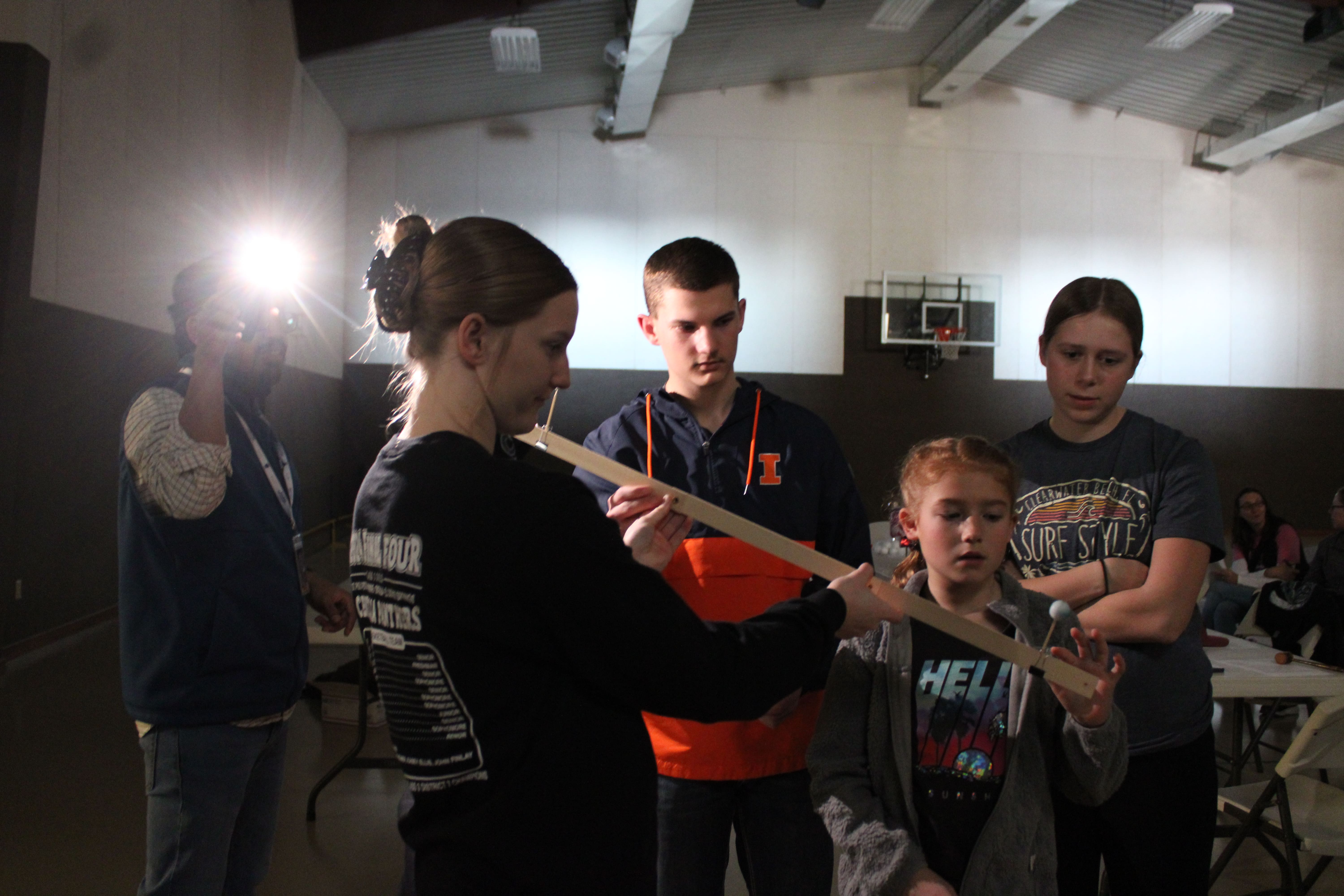 Outreach at 4-H club in Centralia MO.